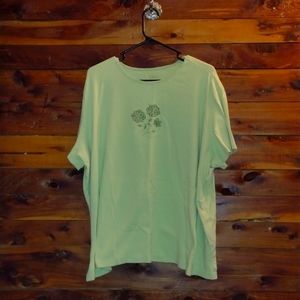 Women's plus size 2x sage green shirt